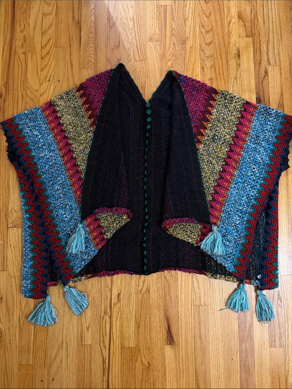 Desert Dreams Crochet Ruana from Three Birds Nest - Picture 7 of 9